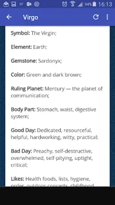 Fun Facts About Zodiac Signs android App screenshot 0